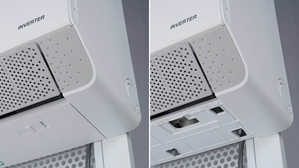 Thiết kế EasyCare nguyên khối giúp lắp đặt dễ dàng trên điều hòa Casper