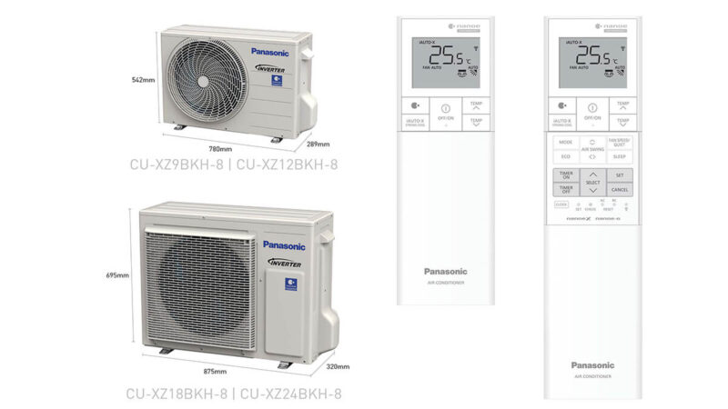 Dàn nóng và điều khiển điều hòa Panasonic XZ BKH-8