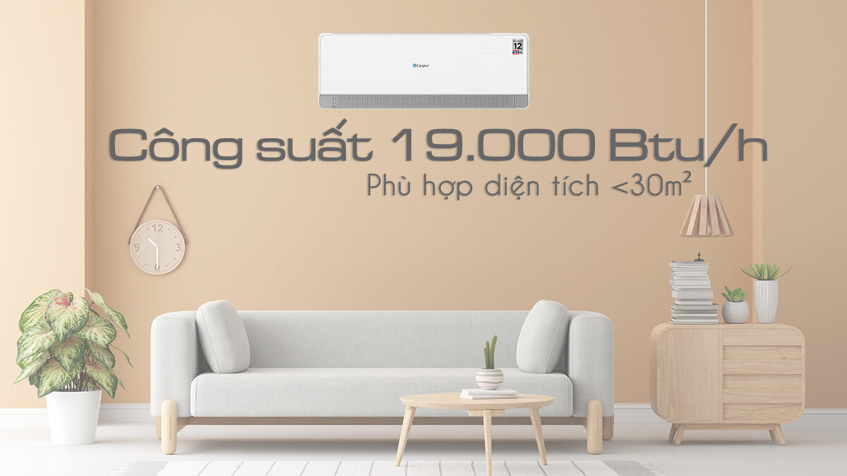 Điều hòa 2 chiều Casper QH-18IU36A công suất 18000Btu 5 sao tiết kiệm điện