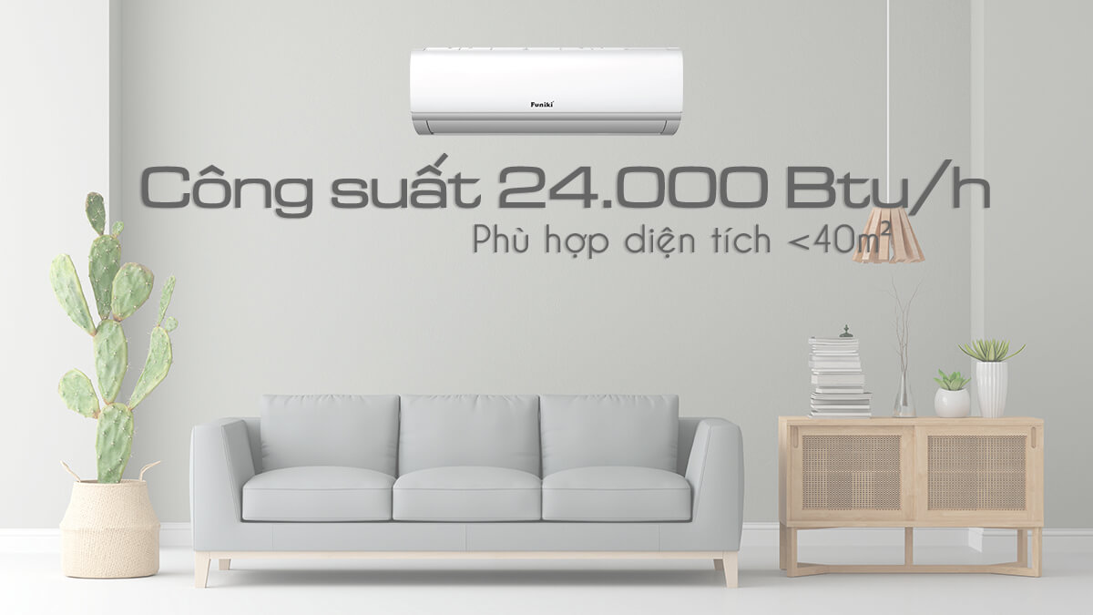 Điều hòa Funiki HSC24TMU công suất 24000Btu cho không gian lớn