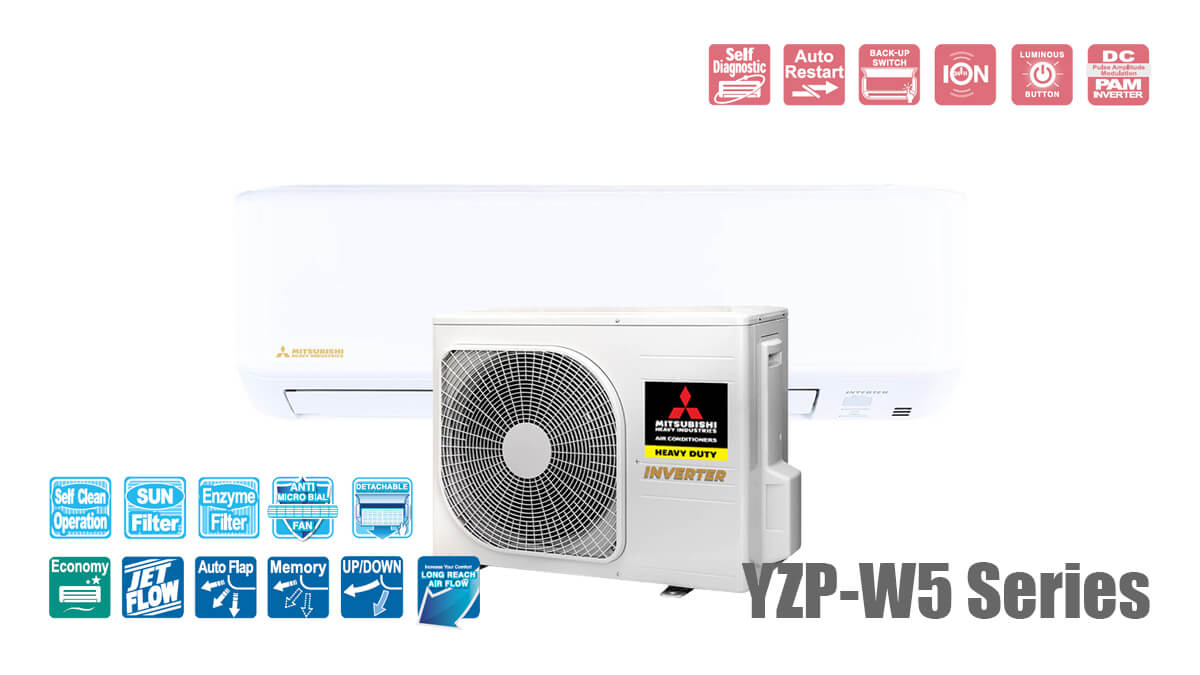 Điều hòa Mitsubishi Heavy YZP-W5 Series