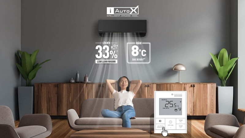 Công nghệ iAutoX làm lạnh nhanh hơn 33%