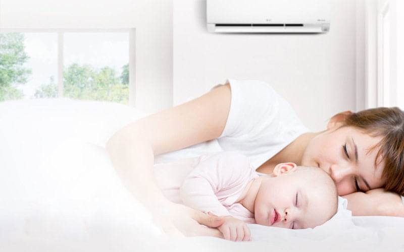 Tính năng Sleep giúp mang tới cho gia đình một giấc ngủ ngon và sâu