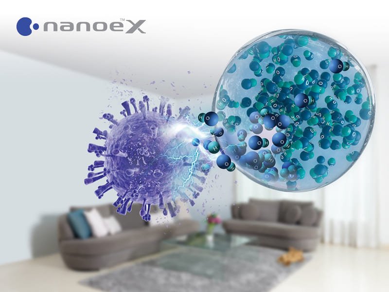 Công nghệ Nanoe giúp ức chế đến 99% vi khuẩn gây bệnh